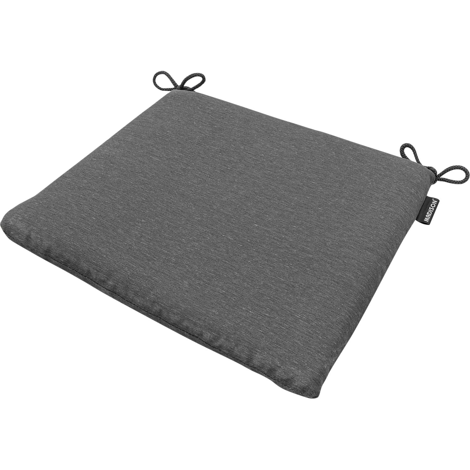 MADISON - Cuscino seduta Serie Panama Grigio - 40x40 cm spessore 5 cm